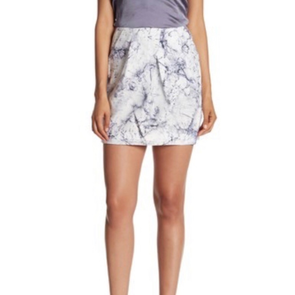 FRNCH | Printed Pleated Mini Skirt *NWT*